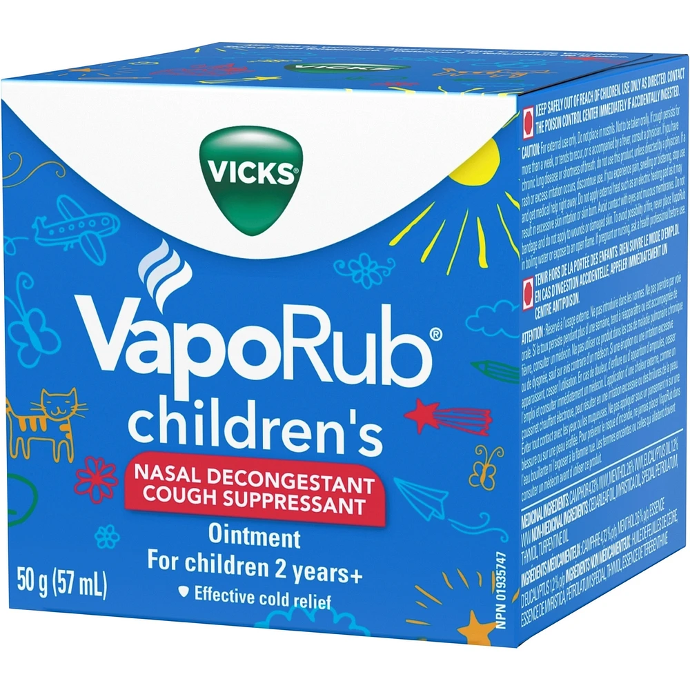 VapoRub Children’s Nasal Decongestant Cough Suppressant Ointment