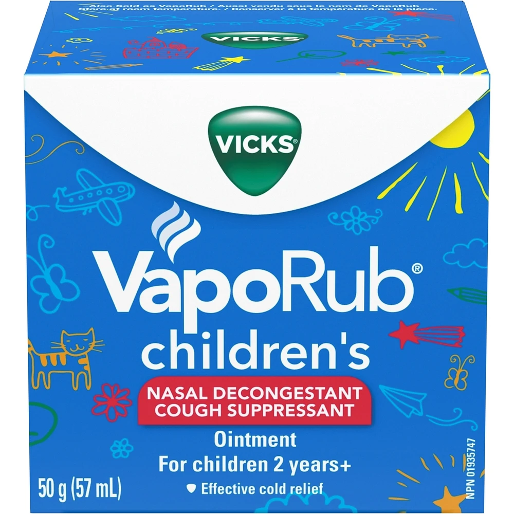 VapoRub Children’s Nasal Decongestant Cough Suppressant Ointment