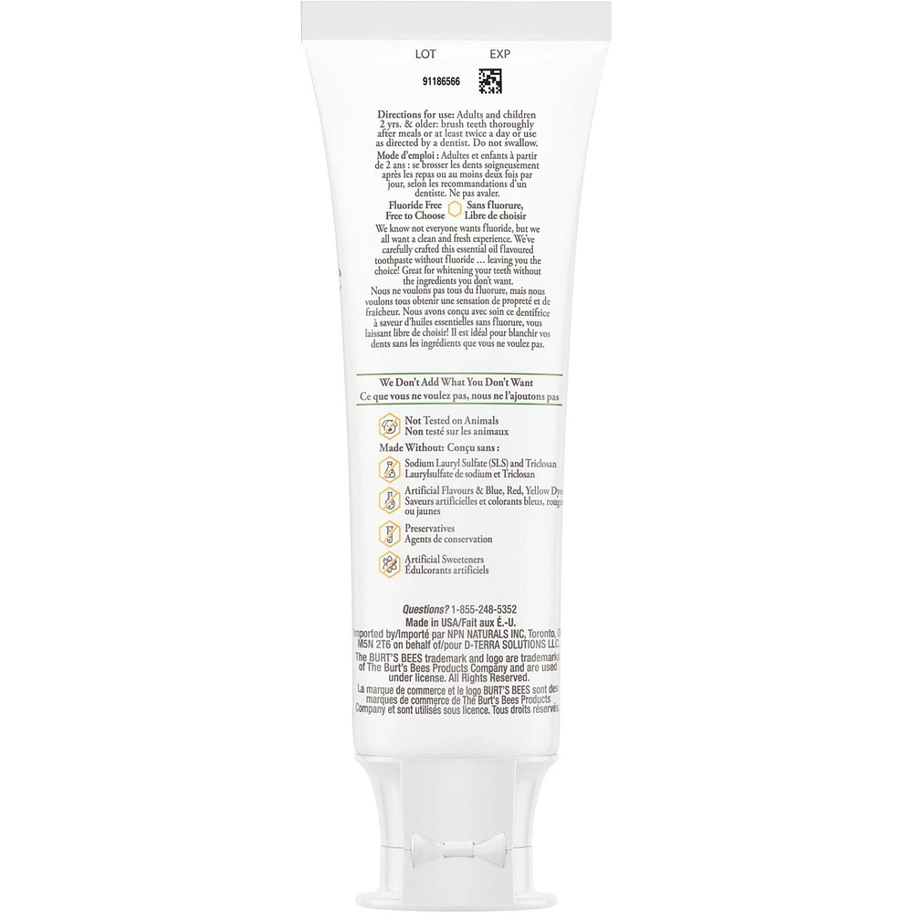 Purely White Fluoride Free
