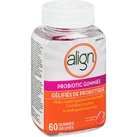 Align Probiotic Strawberry Flavour 60ct Gummy., #1 Recommended Probiotic Brand by Doctors‡