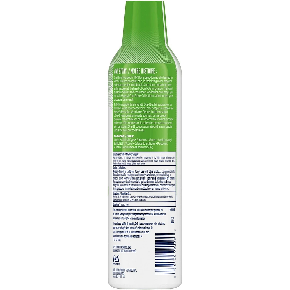 Rince-bouche de soins particuliers Oral-B Soin de l’haleine, 475 mL