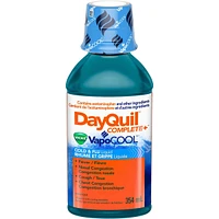 DayQuil COMPLETE plus Vicks VapoCOOL Cold and Flu Medicine, 354 mL
