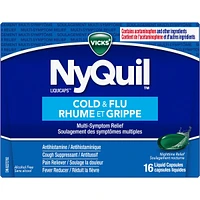 NyQuil Cold & Flu Multi-Symptom Relief Liquid Capsules