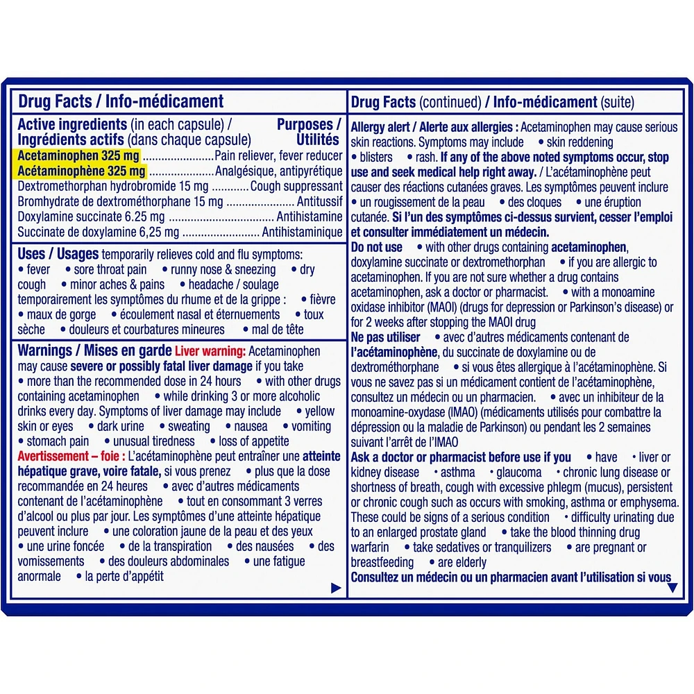 NyQuil Cold & Flu Multi-Symptom Relief Liquid Capsules