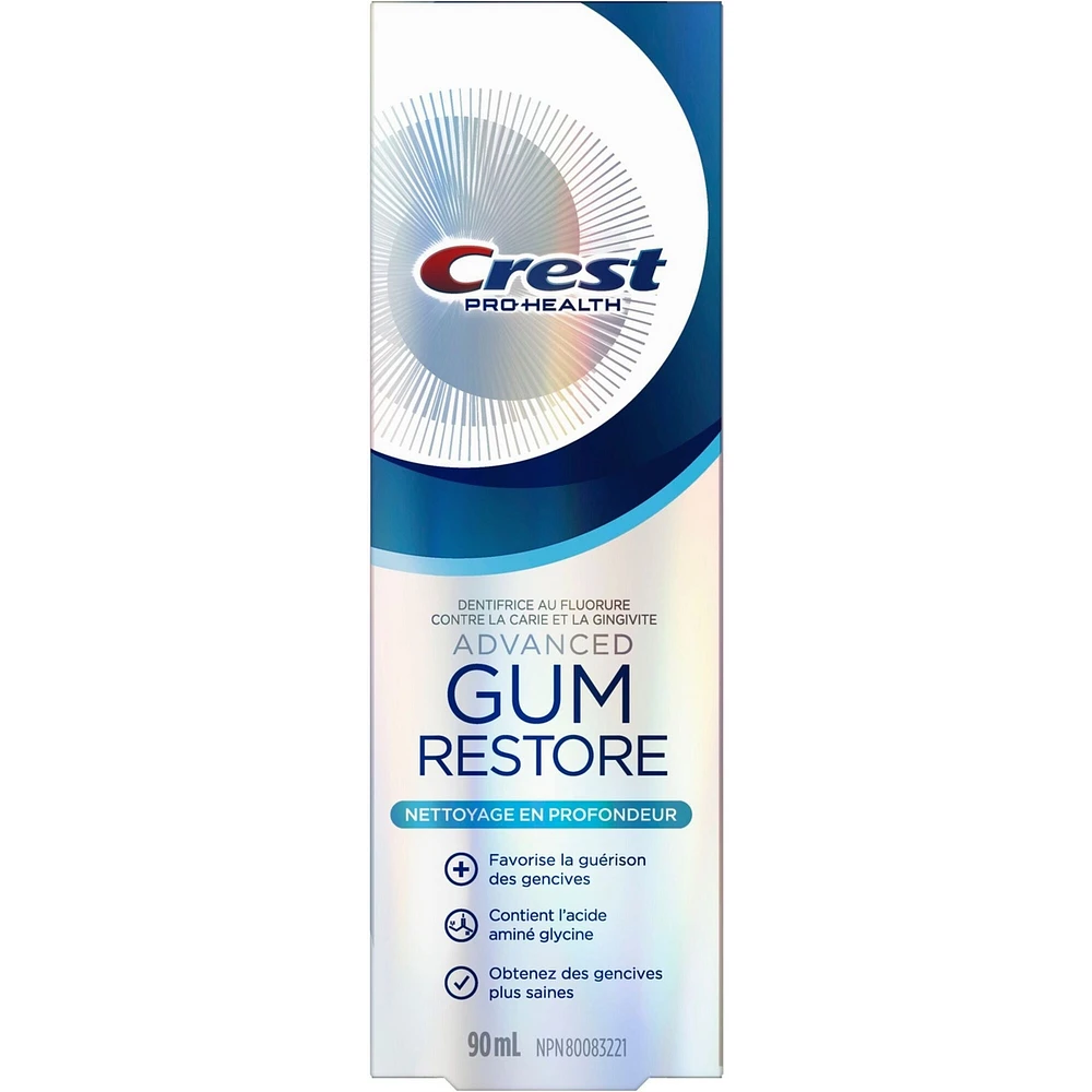 Crest Pro-Health Advanced Gum Restore Toothpaste, Deep Clean 90mL