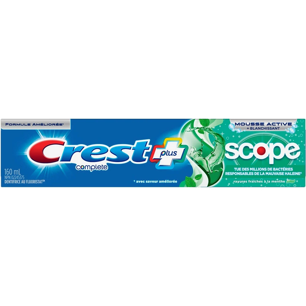 Crest Complete Whitening Plus Scope Minty Fresh Toothpaste