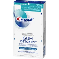 Crest Pro Health Gum Detoxify Deep Clean Toothpaste 2x110mL Twin Pack