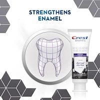 Crest 3D White Whitening Therapy Charcoal Deep Clean Fluoride Toothpaste, Invigorating Mint,  110 mL