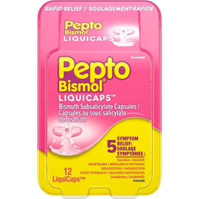 Pepto Bismol Liquicaps 12ct