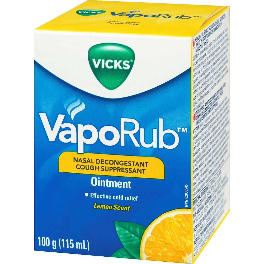 VapoRub Ointment, Lemon, 115 ml
