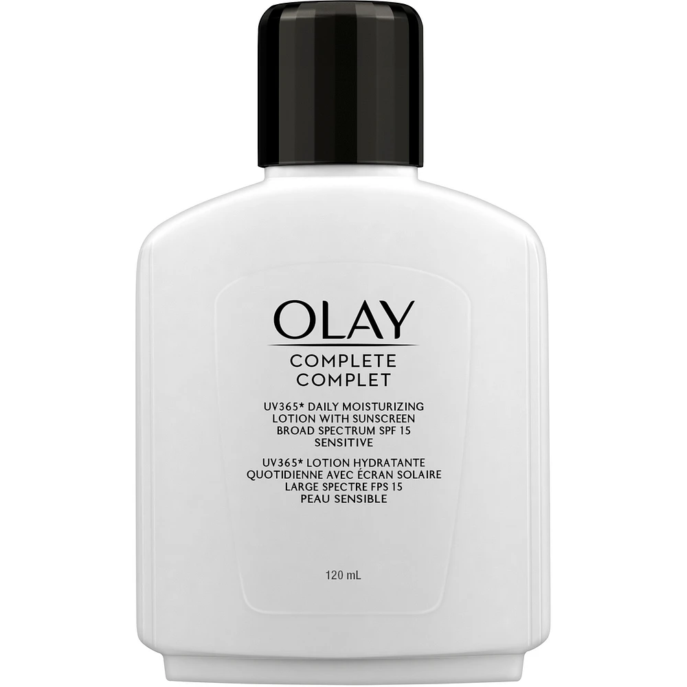 Complete Daily Moisturizing Lotion with Sunscreen Broad Spectrum SPF 15, Sensitive