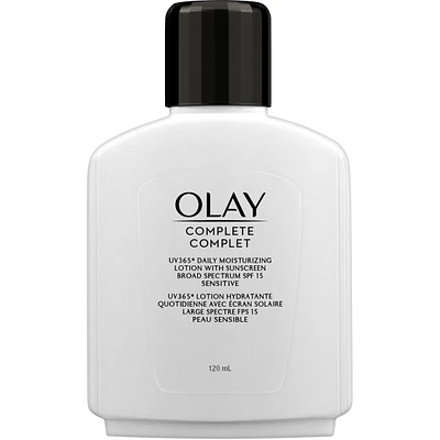 Complete Daily Moisturizing Lotion with Sunscreen Broad Spectrum SPF 15, Sensitive