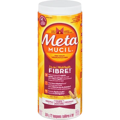 3 in 1 MultiHealth Fibre! Fiber Supplement Powder, Original, 504 g