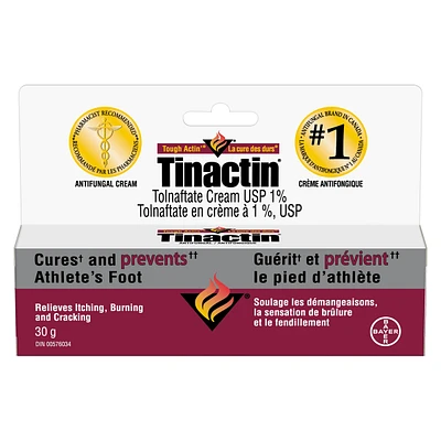 Crème Tinactin, traitement antifongique, 30 g