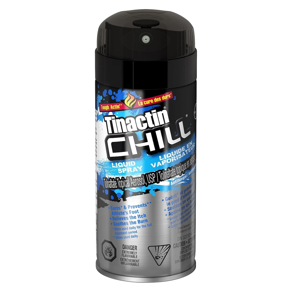 Tinactin Chill Liquid Spray, Antifungal treatment, 113 g