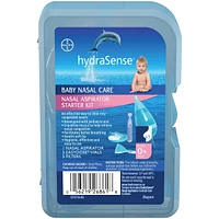 hydraSense Nasal Aspirator Starter Kit, Baby Nasal Care, Relieve Congested and Stuffy Noses, 1 Kit