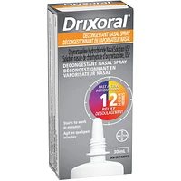 Drixoral Decongestant Nasal Spray, Fast and Long Lasting 12 Hour Relief, 30ml