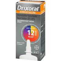 Drixoral Decongestant Nasal Spray, Fast and Long Lasting 12 Hour Relief, 30ml