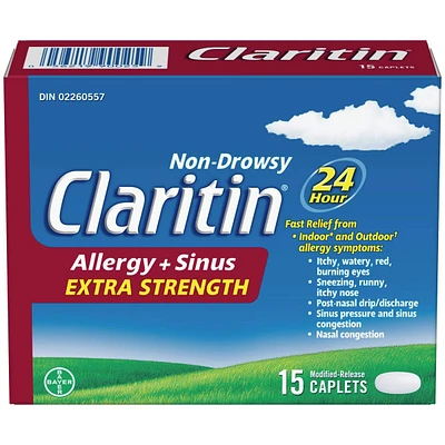 Allergies + Sinus EXTRA FORT, soulagement sans somnolence