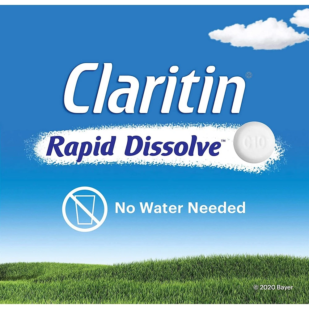 Claritin Rapid Dissolve Allergy Medicine, 24-Hour Non-Drowsy Relief 10 mg
