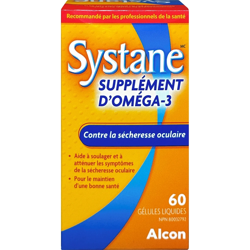 Systane® Omega-3 Supplement Ocular Vitamin For Dry Eyes