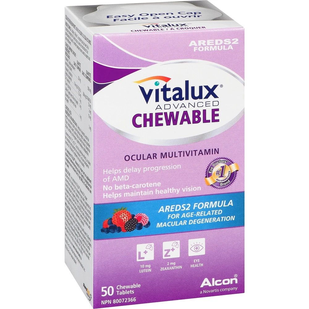 Vitalux® Advanced Chewable Ocular Eye Vitamin & Mineral