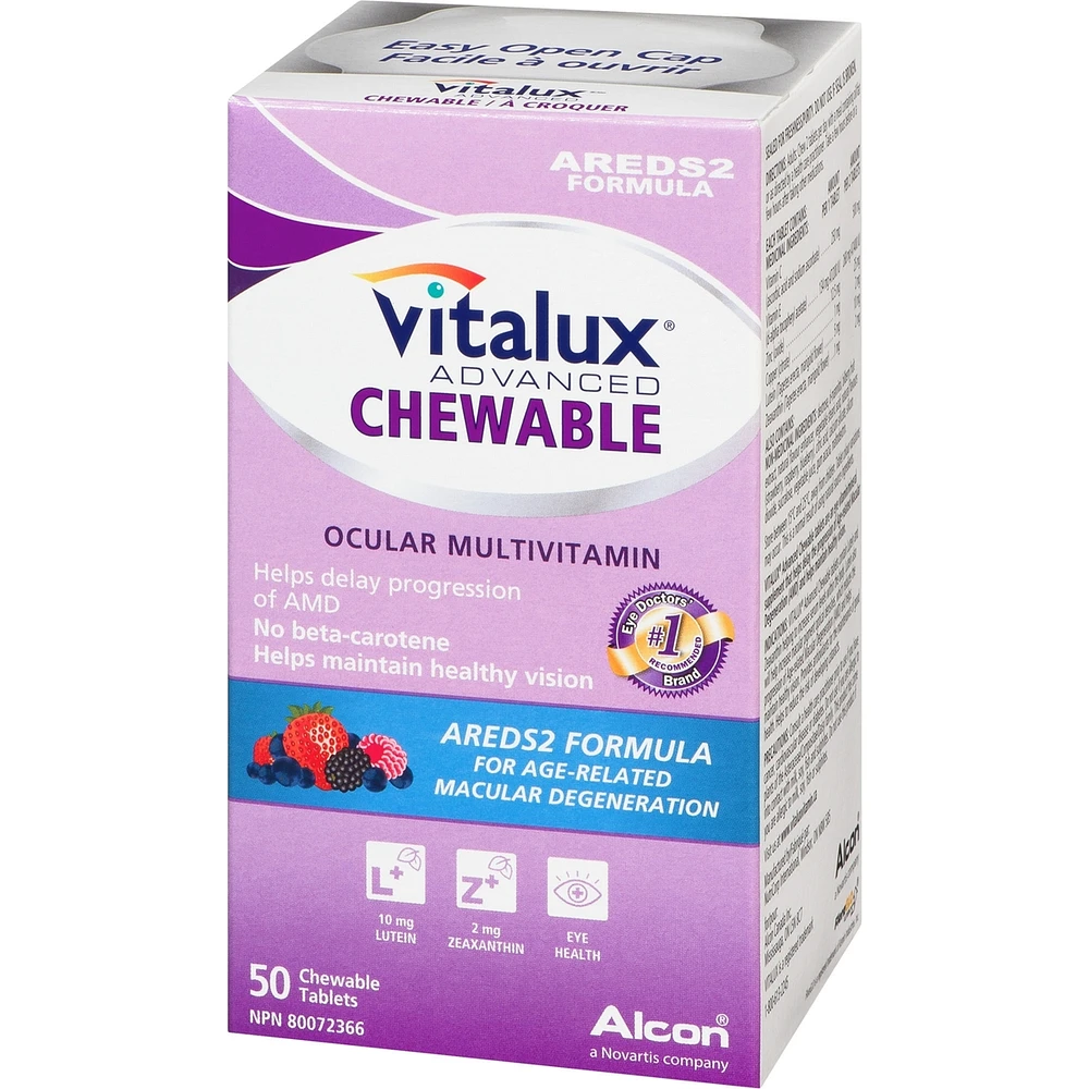 Vitalux® Advanced Chewable Ocular Eye Vitamin & Mineral