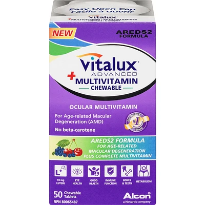 Vitalux® Advanced Plus Multivitamin Chewable Ocular Multivitamin