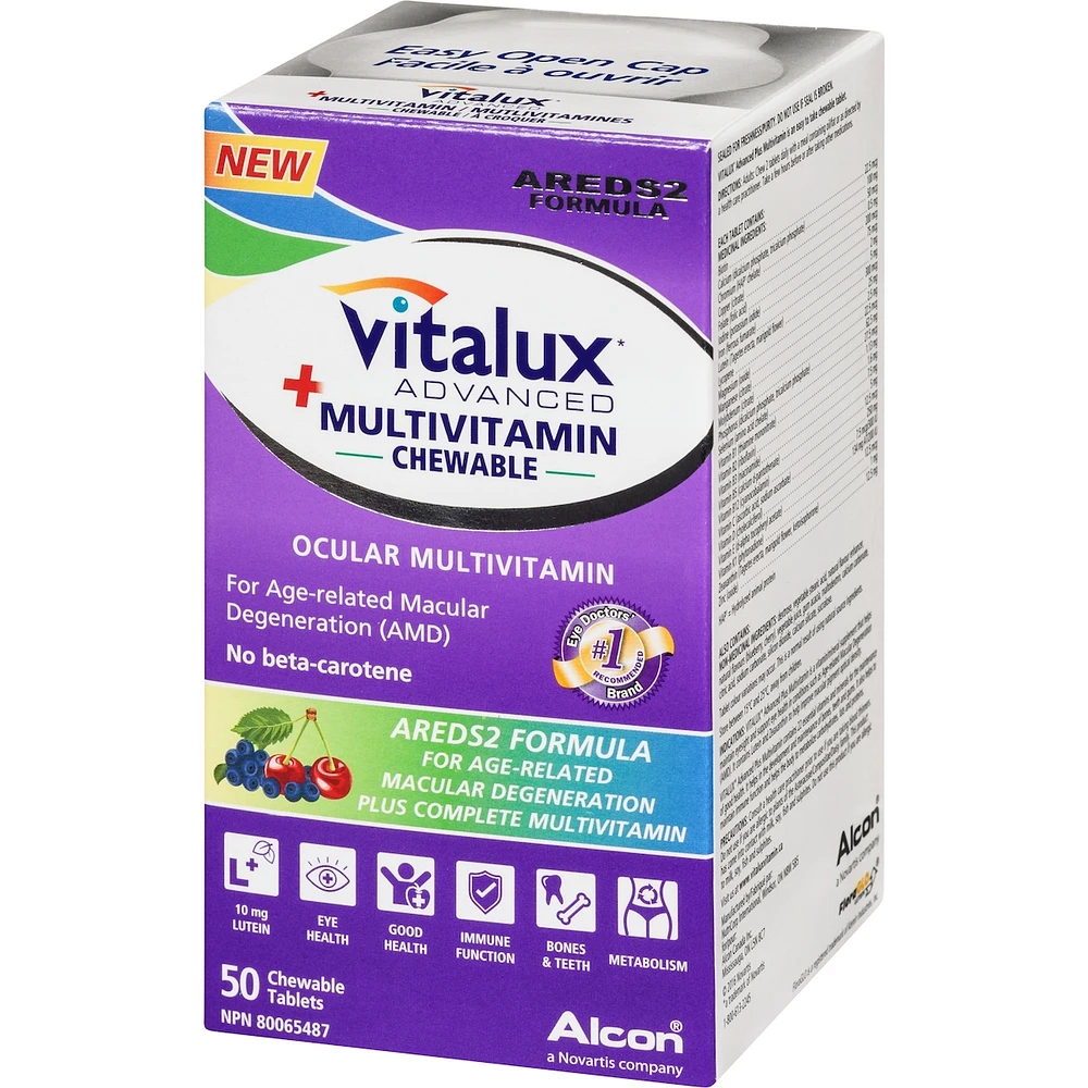 Vitalux® Advanced Plus Multivitamin Chewable Ocular Multivitamin