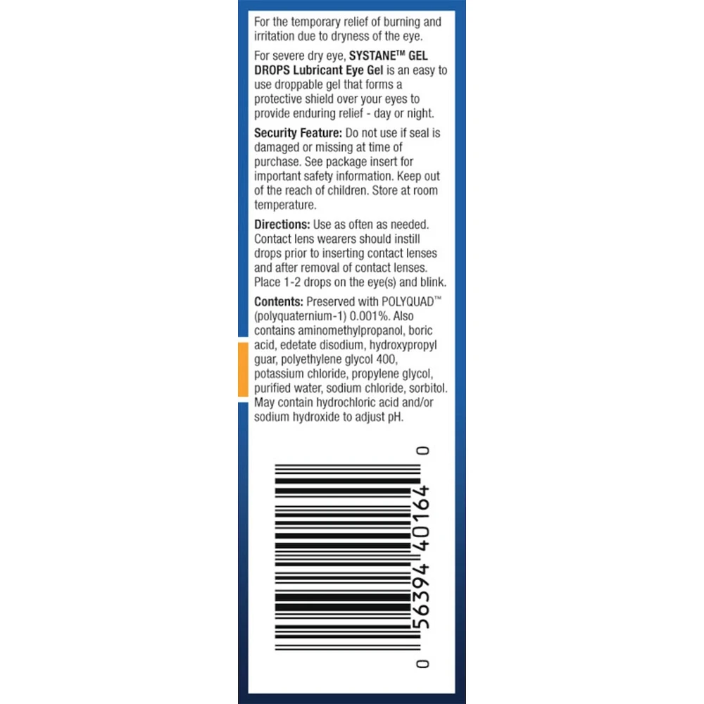 Systane® Gel Drops Lubricant Eye Gel