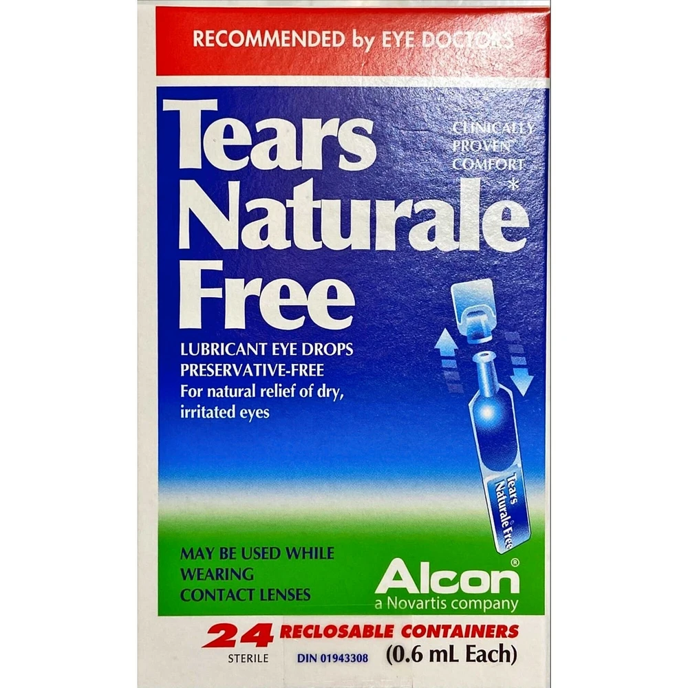 Tears Naturale Free Lubricant Eye Drops Preservative Free