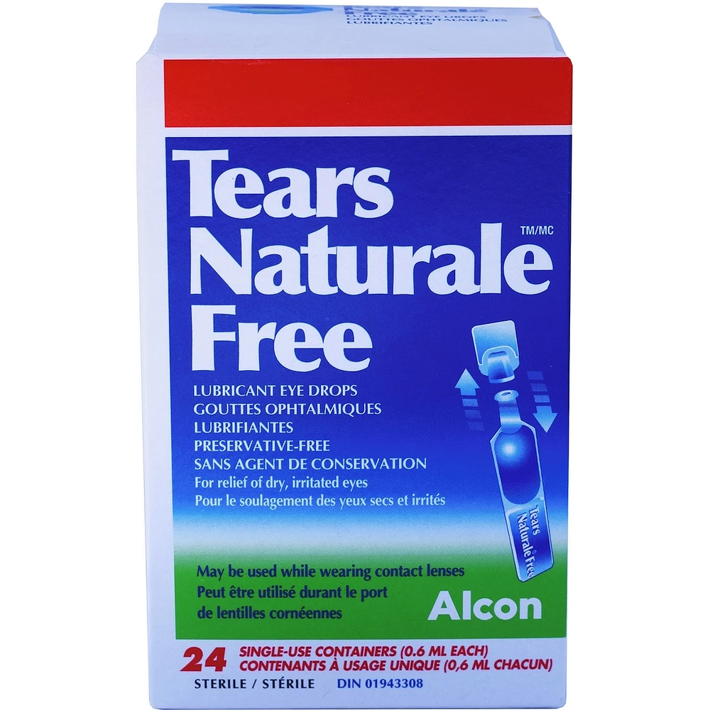 Tears Naturale Free Lubricant Eye Drops Preservative Free