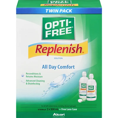 Opti-Free® RepleniSH® Multipurpose Contact Lens Solution Twin Pack