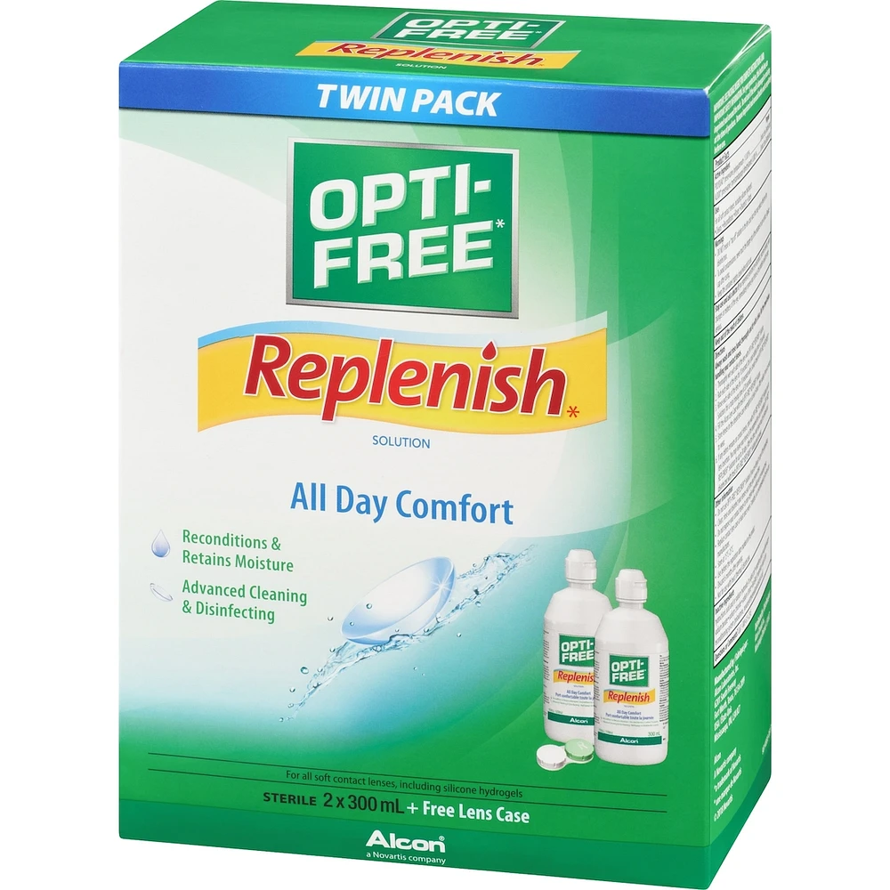 Opti-Free® RepleniSH® Multipurpose Contact Lens Solution Twin Pack
