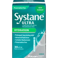 Systane® Ultra Hydration Preservative Free Lubricant Eye Drops