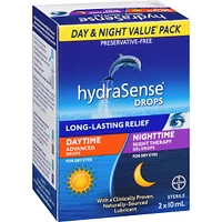 hydraSense Advanced Eye Drops, For Dry Eyes, Preservative Free, Naturally Sourced Lubricant, With Provitamin B5