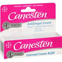 Canesten External Antifungal Cream for Yeast Infection, Relief from Itching and Burning, 15g