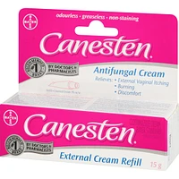 Canesten External Antifungal Cream for Yeast Infection, Relief from Itching and Burning, 15g