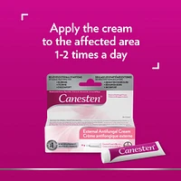 Canesten Crème antifongique externe pour les infections à levures, soulagement des démangeaisons et de la sensation de brûlure, 15 g