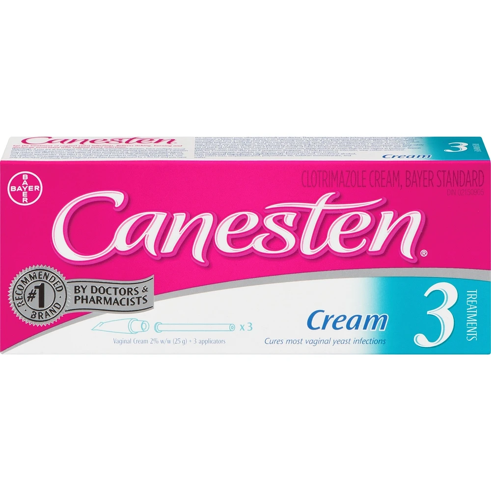 Canesten Crème interne jours pour les infections à levures