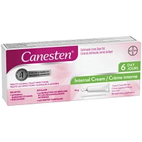 Canesten 6 Day Internal Cream for Yeast Infection, 6 Treatments