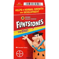 FLINTSTONES Plus Iron Chewable Multivitamin for Kids, Helps with Normal Growth and Development