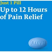 ALEVE Pain Relief, Clinically Proven, Fast-Acting, Long-Lasting, Naproxen Sodium