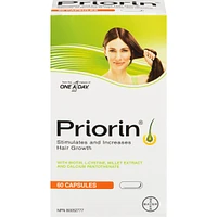 PRIORIN Hair Growth Stimulant, For Women and Men, with Biotin