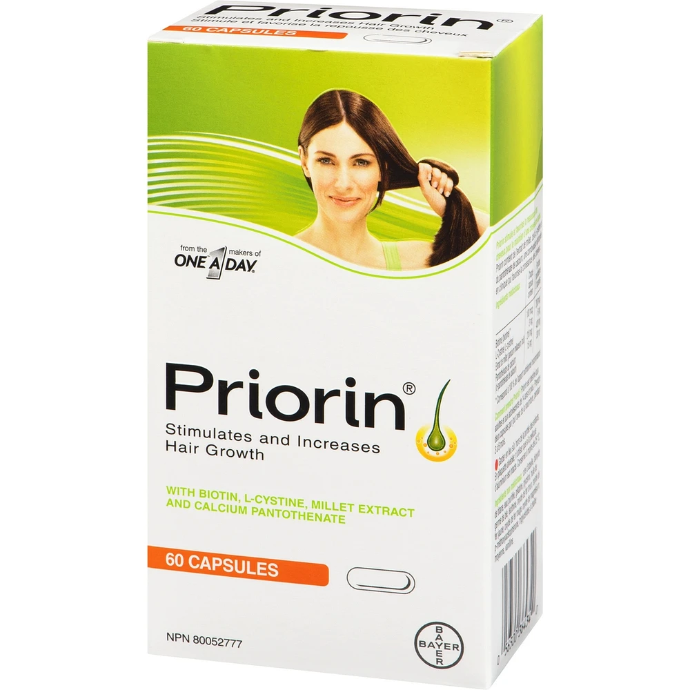 PRIORIN Hair Growth Stimulant, For Women and Men, with Biotin
