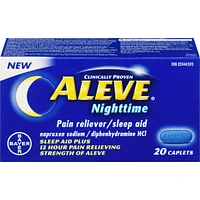 ALEVE Nighttime, Pain Reliever and Sleep Aid, Naproxen Sodium