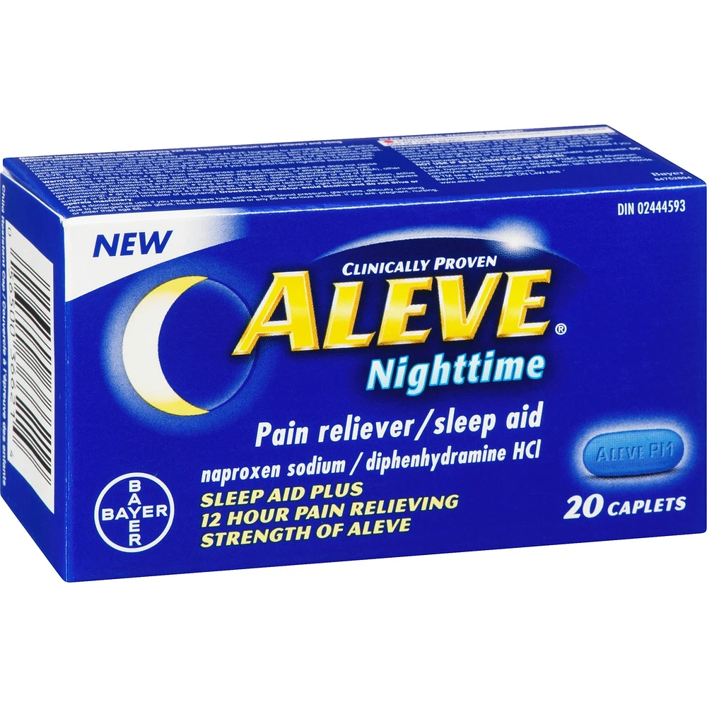 ALEVE Nighttime, Pain Reliever and Sleep Aid, Naproxen Sodium