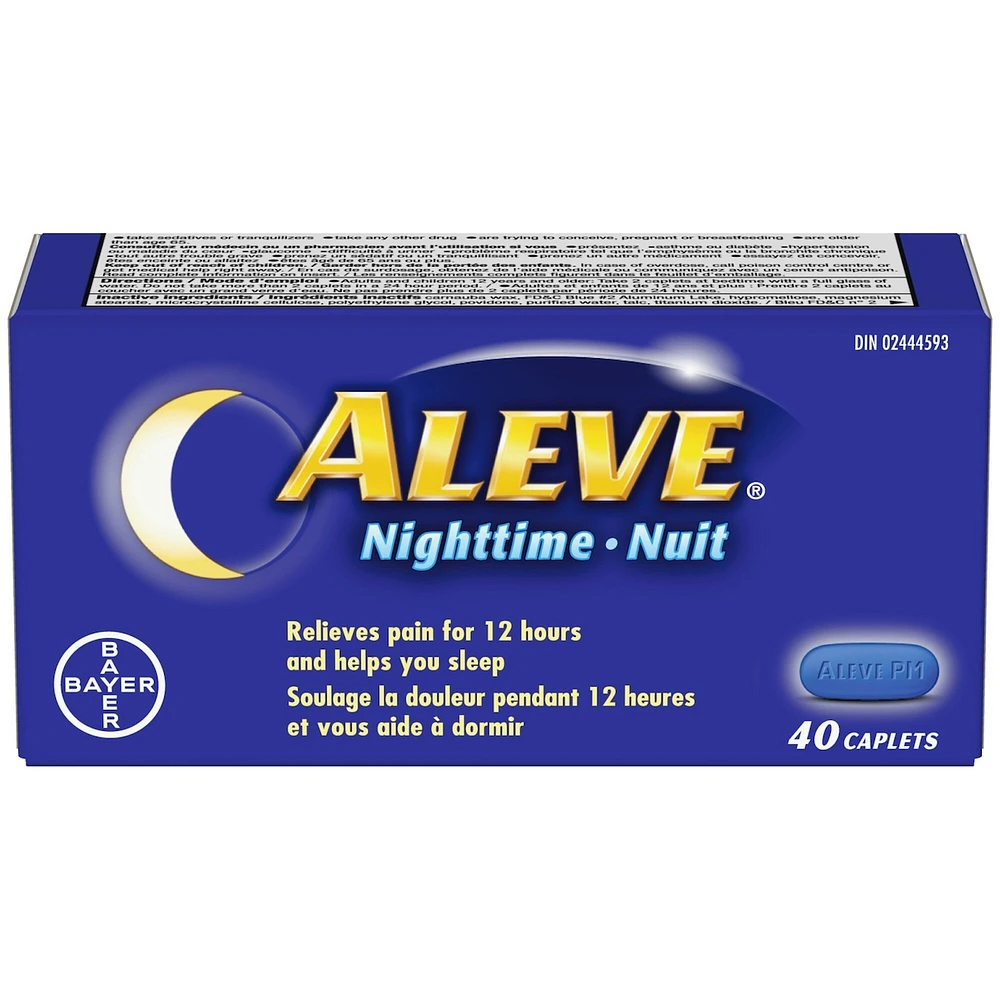 ALEVE Nighttime, Pain Reliever and Sleep Aid, Naproxen Sodium
