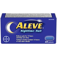 ALEVE Nighttime, Pain Reliever and Sleep Aid, Naproxen Sodium