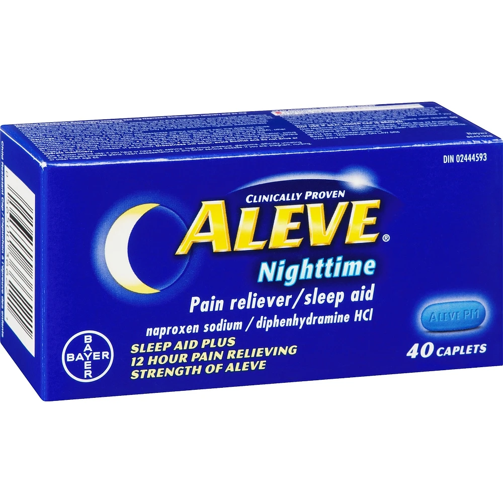 ALEVE Nighttime, Pain Reliever and Sleep Aid, Naproxen Sodium